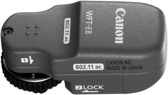 Dálková spoušť a bezdrátový přenašeč Canon WFT-E8