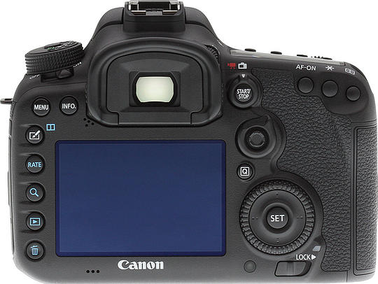 Zadní strana Canon EOS 7D Mark II