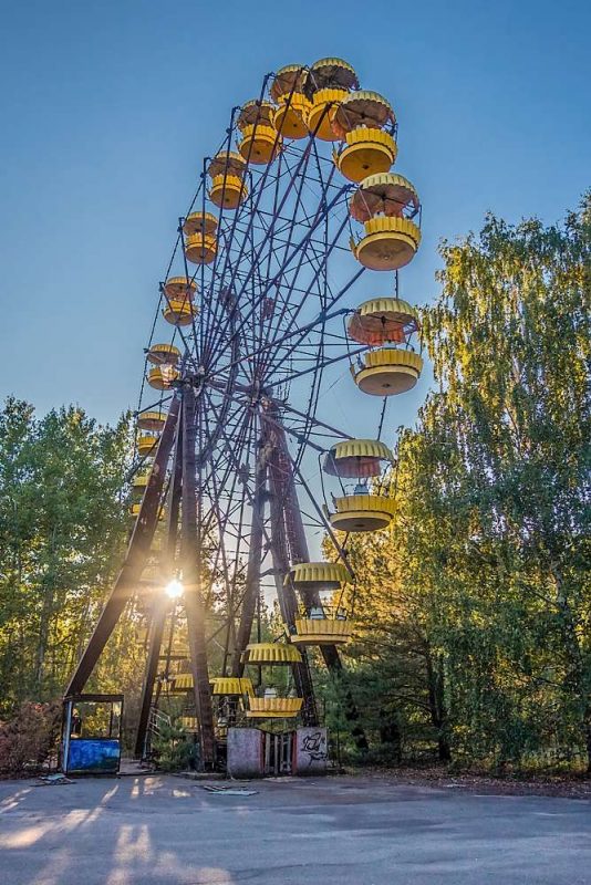 Velké ruské kolo v Pripjati | Jak fotit Černobyl | moje Tajemno
