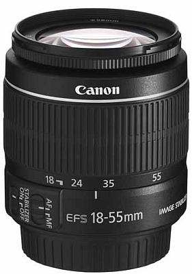 Canon EF-S 18-55 mm, f/3,5-5,6 IS