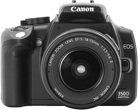 Oficiální fotografie zrcadlovky Canon EOS 350D