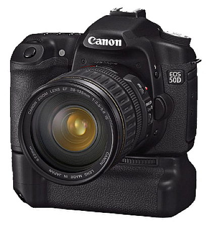 Canon EOS 50D s battery gripem