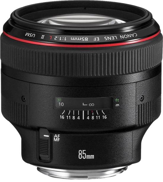 Portrétní objektivy Canon EF 85mm f/1,2L II USM patří ke špičce