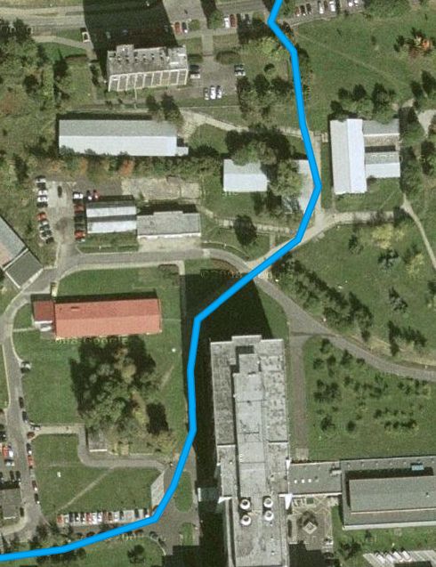 Záznam trasy za pomoci GPS na Google Maps