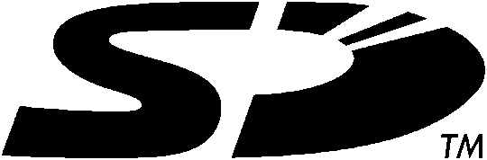 Logo SD (Secure Digital) karet