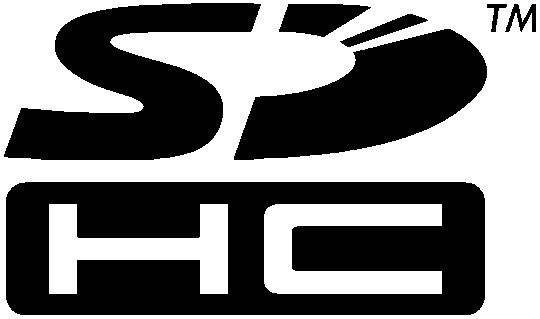 Logo SDHC (Secure Digital High Capacity) karet