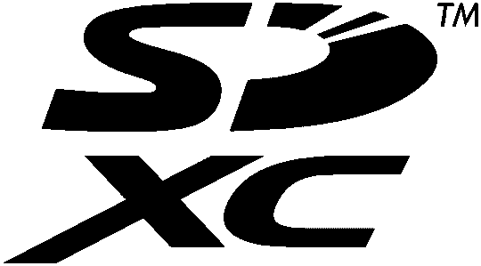 Logo SDXC (Secure Digital eXtended Capacity) karet