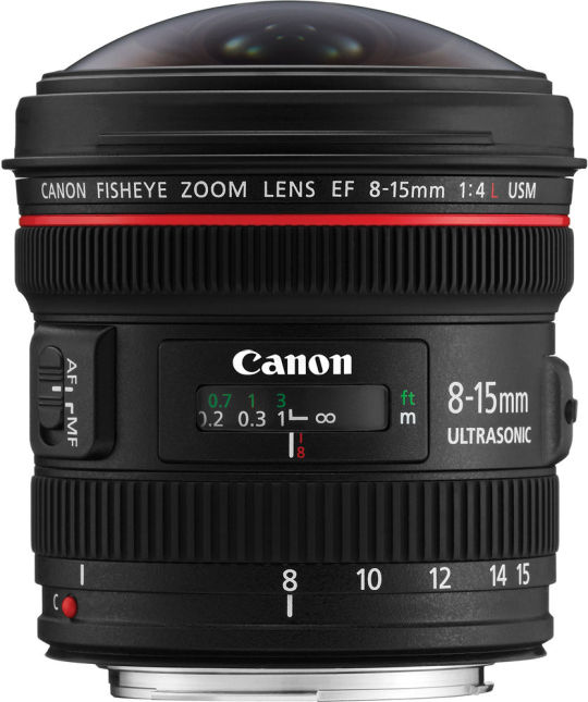 Fisheye objektiv Canon EF 8-15mm f/4 L USM