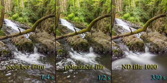 Ukázka použití fotografických filtrů | fotografické filtry | moje Tajemno
